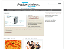 Tablet Screenshot of freedomhygiene.com